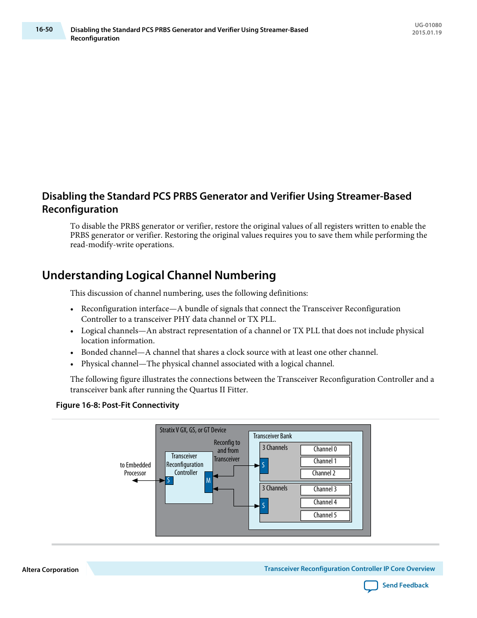 Understanding logical channel numbering, Reconfiguration -50, Understanding logical channel numbering -50 | Altera Transceiver PHY IP Core User Manual | Page 567 / 702