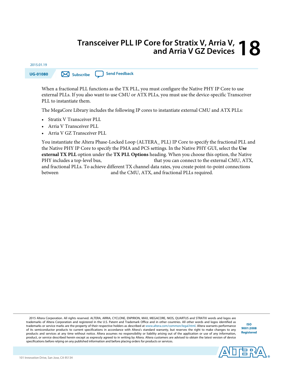Altera Transceiver PHY IP Core User Manual | Page 590 / 702