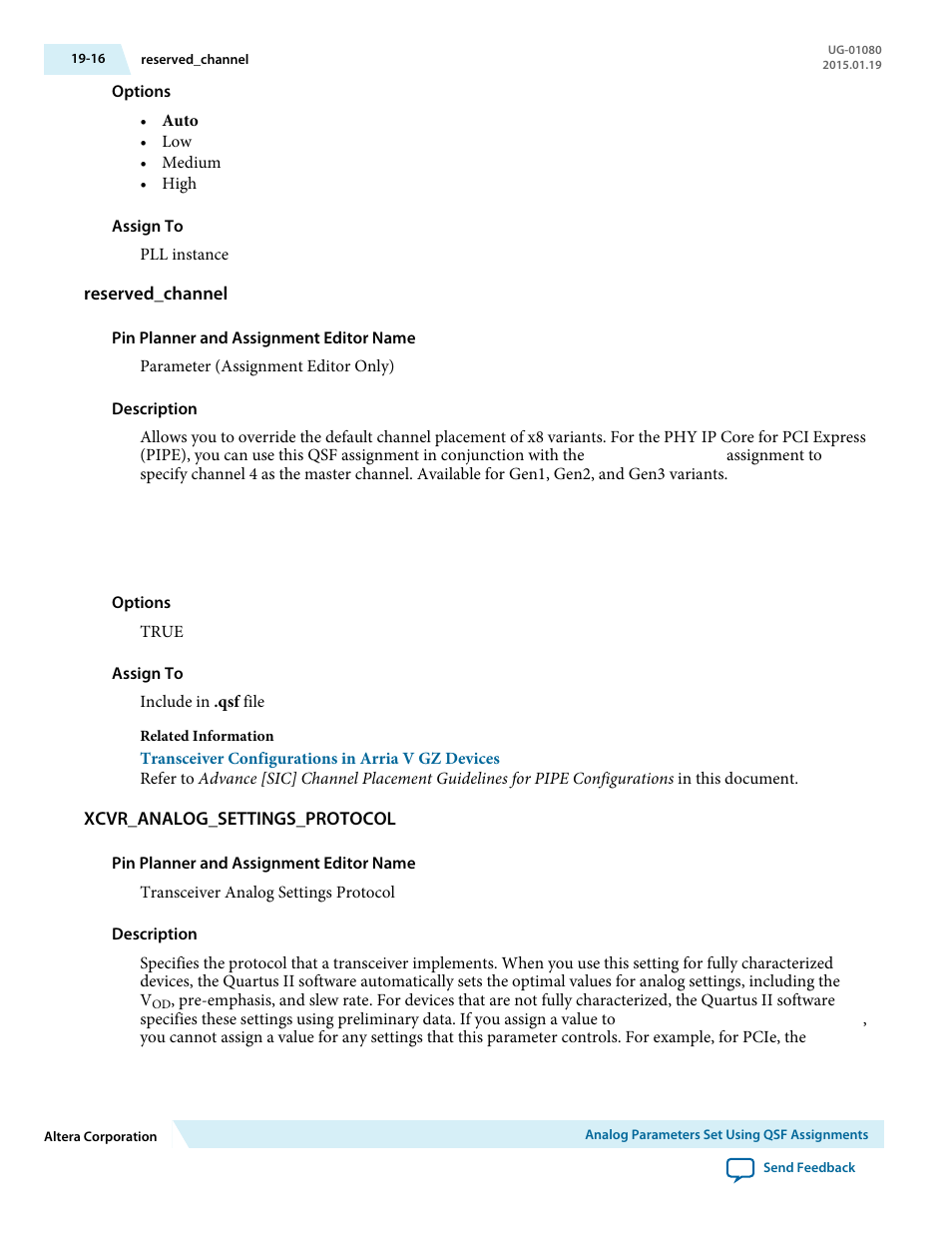 Reserved_channel, Xcvr_analog_settings_protocol | Altera Transceiver PHY IP Core User Manual | Page 610 / 702