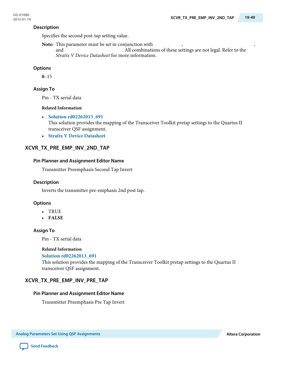 Xcvr_tx_pre_emp_inv_2nd_tap, Xcvr_tx_pre_emp_inv_pre_tap | Altera Transceiver PHY IP Core User Manual | Page 643 / 702