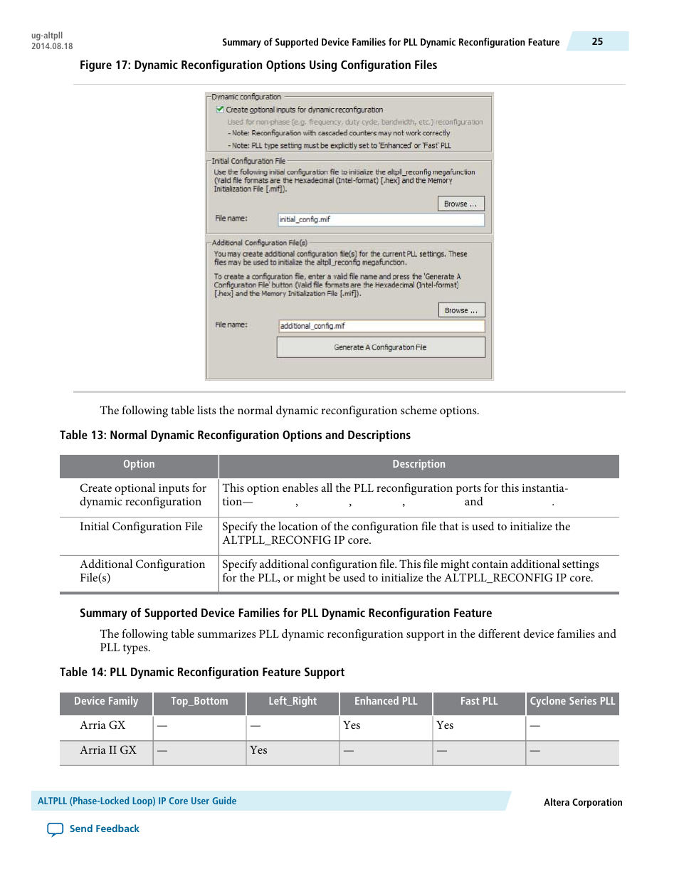 Altera ALTPLL (Phase-Locked Loop) IP Core User Manual | Page 25 / 69