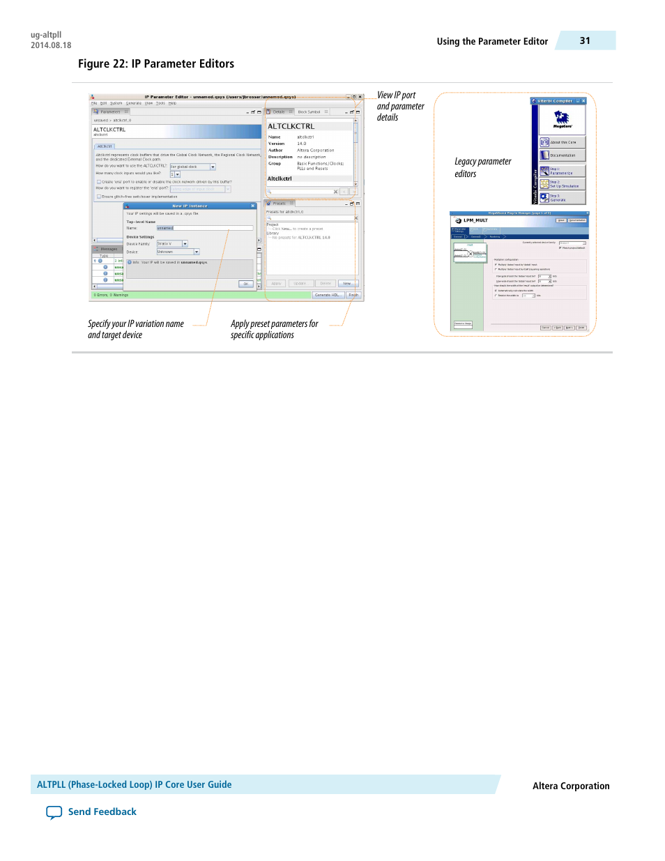 Altera ALTPLL (Phase-Locked Loop) IP Core User Manual | Page 31 / 69