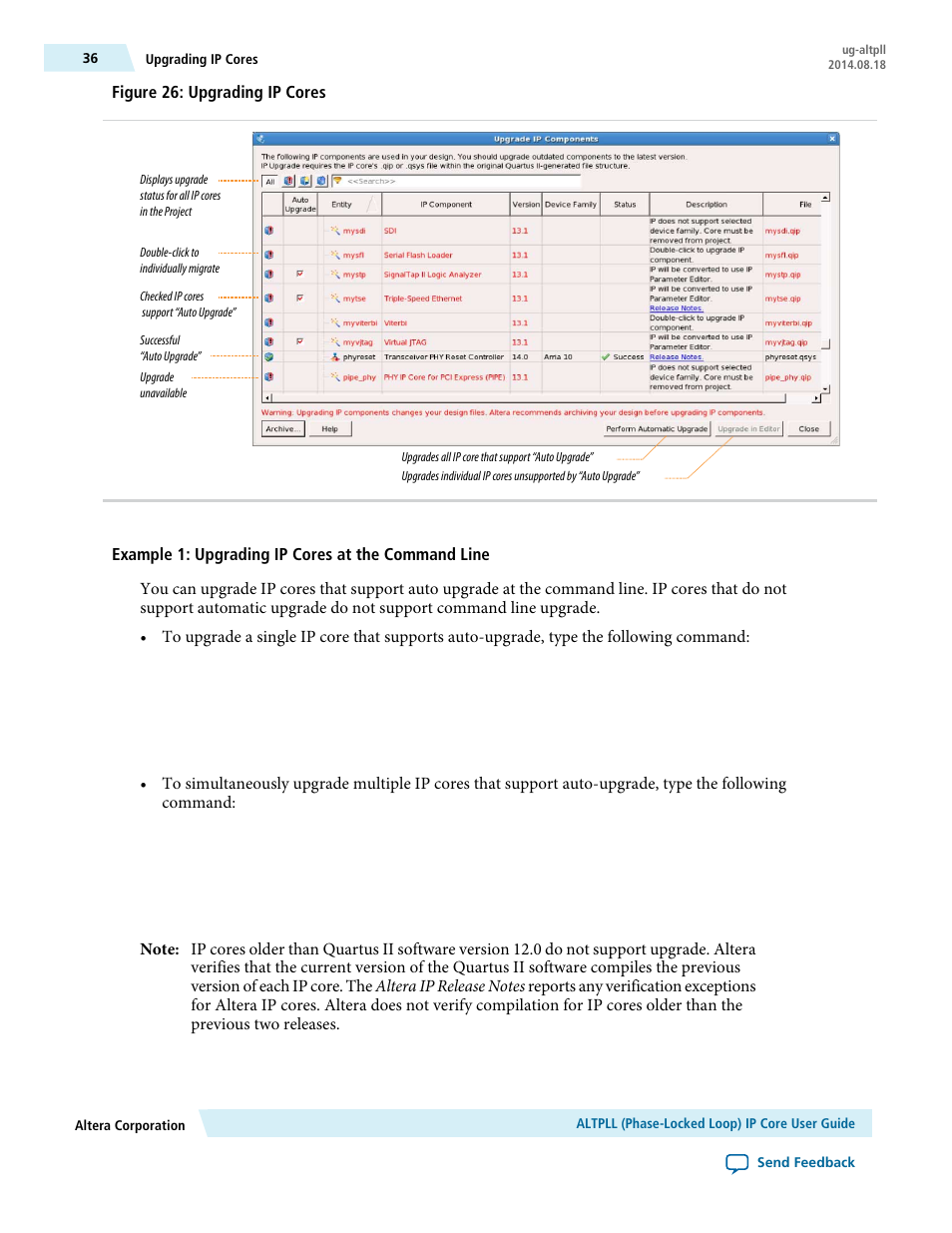 Altera ALTPLL (Phase-Locked Loop) IP Core User Manual | Page 36 / 69