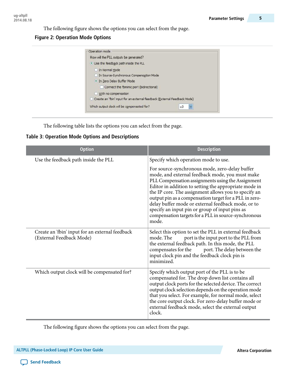 Altera ALTPLL (Phase-Locked Loop) IP Core User Manual | Page 5 / 69