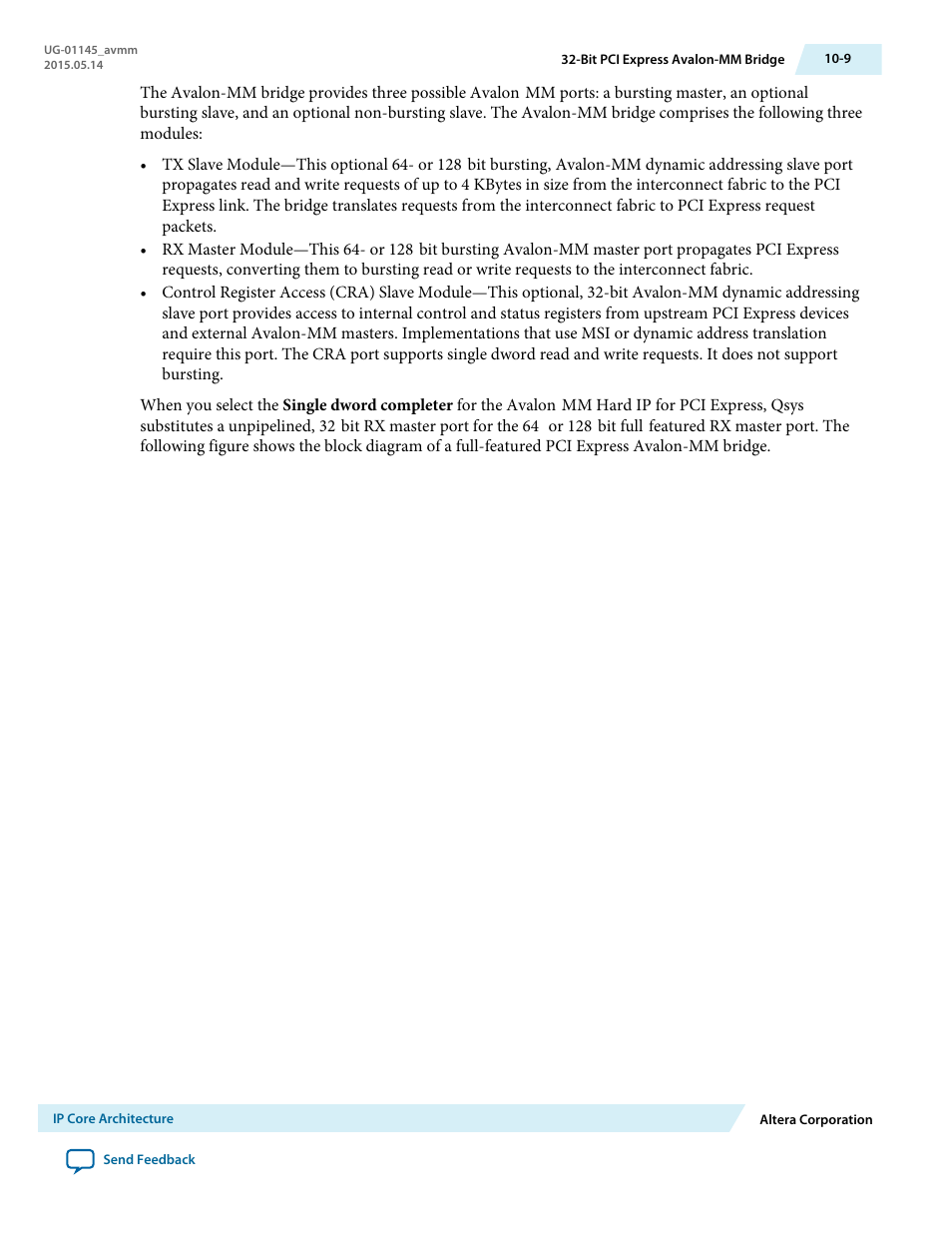 Altera Arria 10 Avalon-MM User Manual | Page 127 / 212