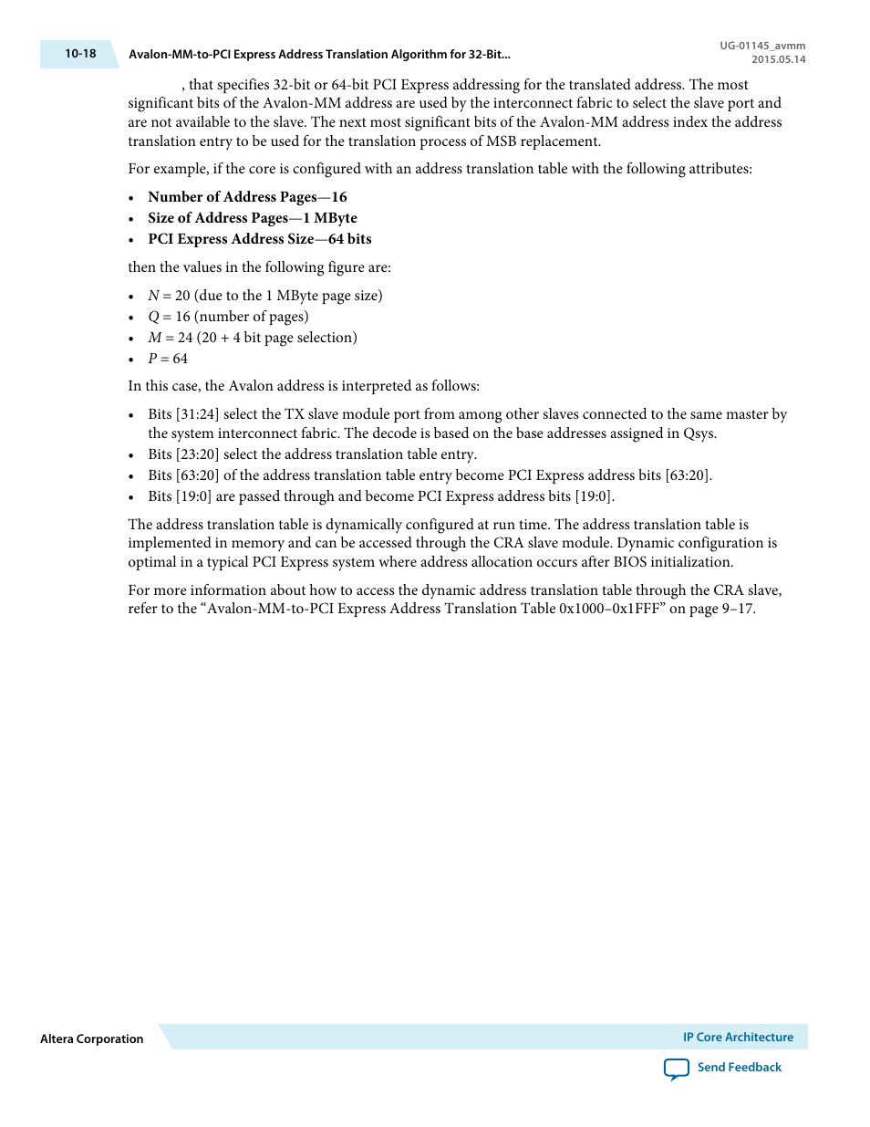 Altera Arria 10 Avalon-MM User Manual | Page 136 / 212