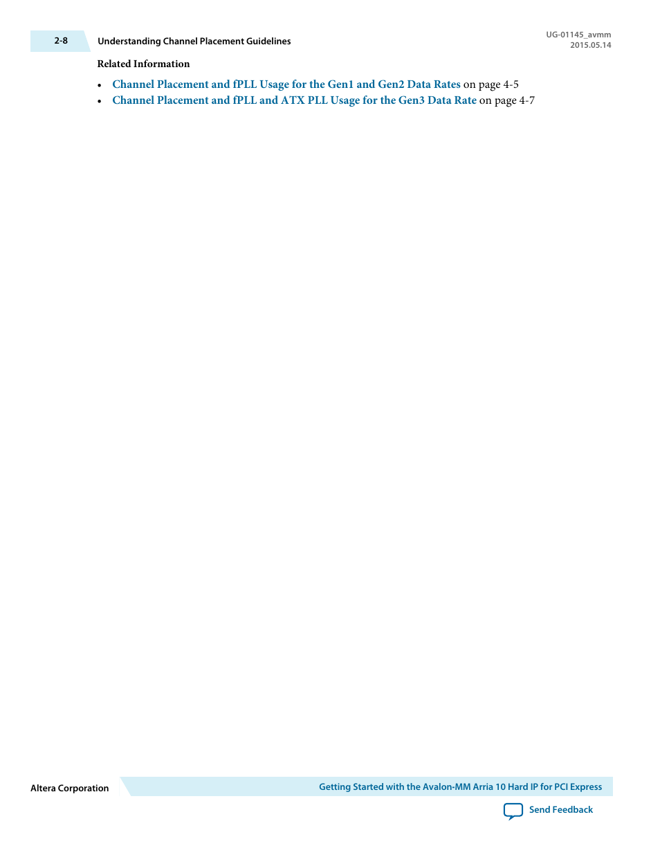 Altera Arria 10 Avalon-MM User Manual | Page 26 / 212