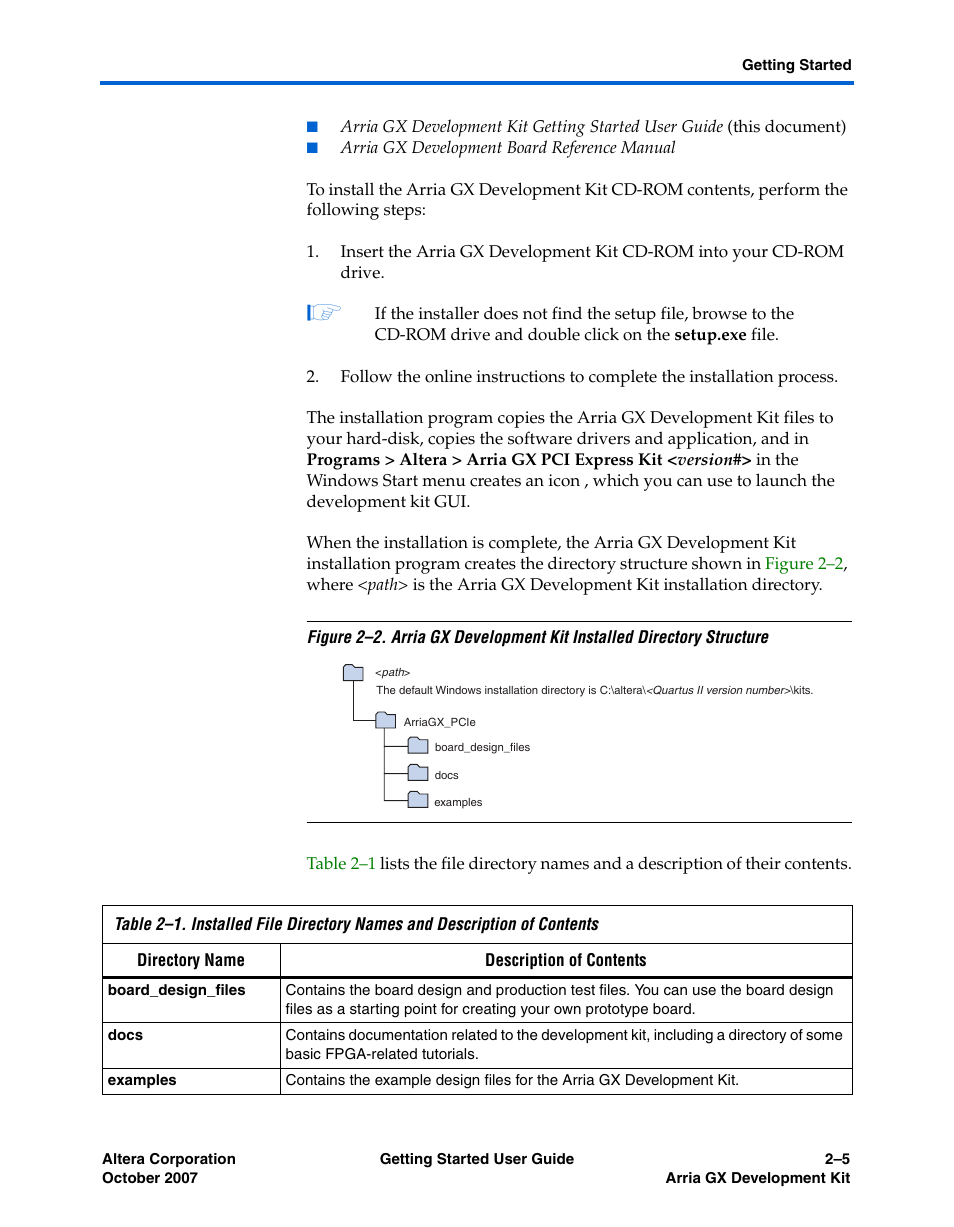 Altera Arria GX User Manual | Page 11 / 32