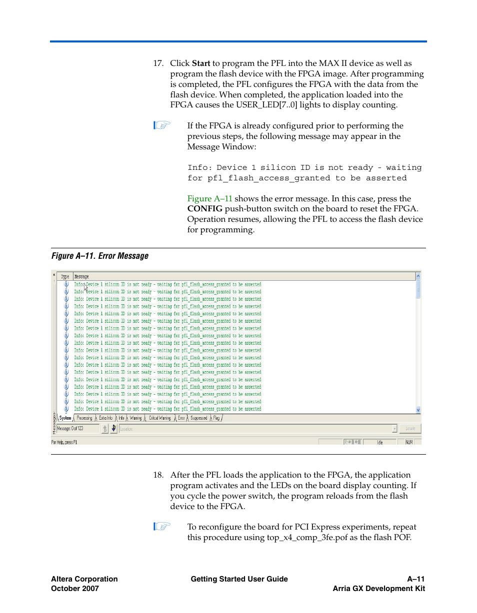Altera Arria GX User Manual | Page 29 / 32