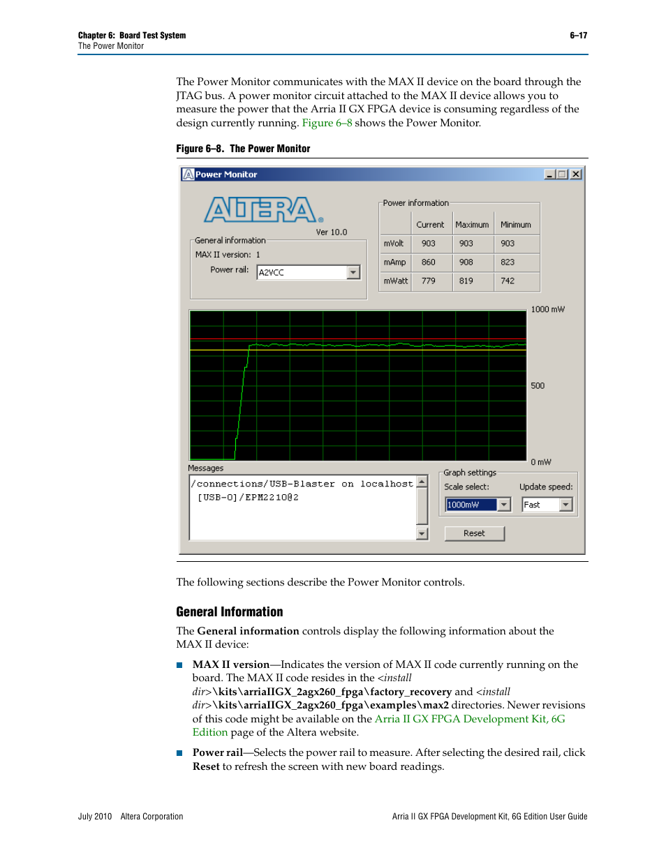 General information, General information –17 | Altera Arria II GX FPGA User Manual | Page 37 / 48