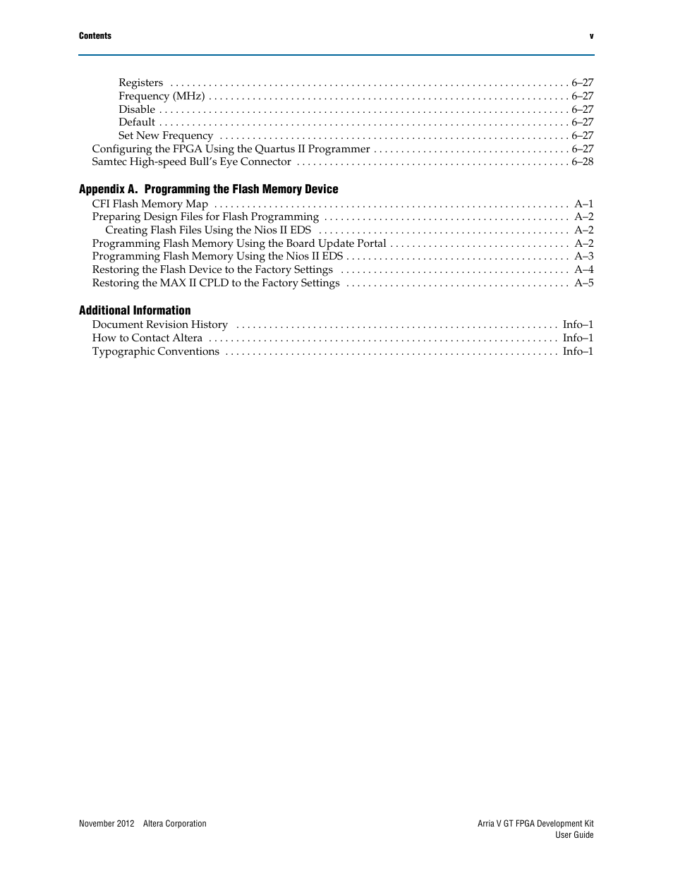 Altera Arria V GT FPGA User Manual | Page 5 / 58