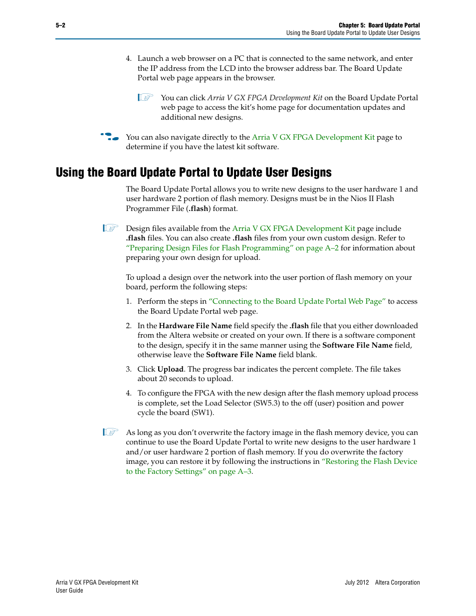 Altera Arria V GX FPGA User Manual | Page 22 / 60