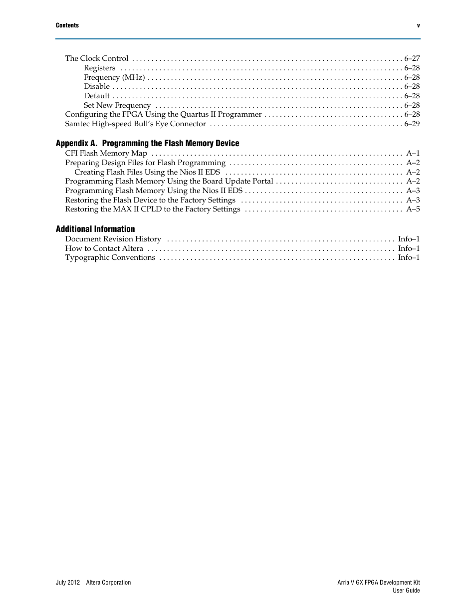 Altera Arria V GX FPGA User Manual | Page 5 / 60
