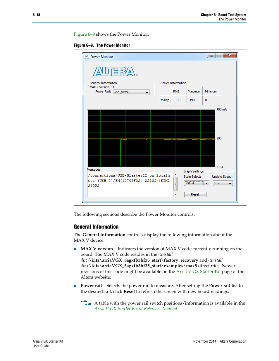 General information, General information –18 | Altera Arria V GX User Manual | Page 40 / 52