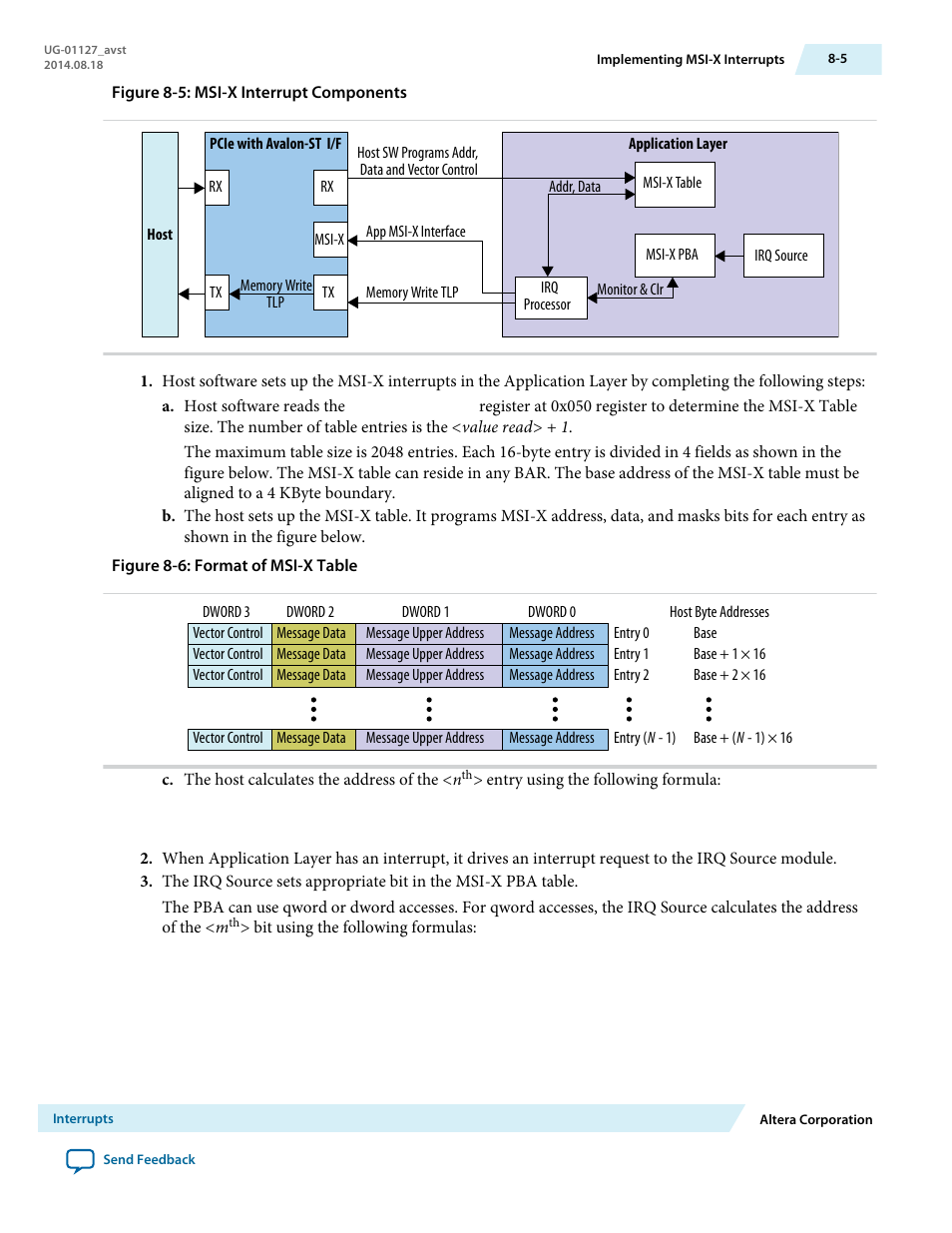 Altera Arria V GZ Avalon-ST User Manual | Page 150 / 286