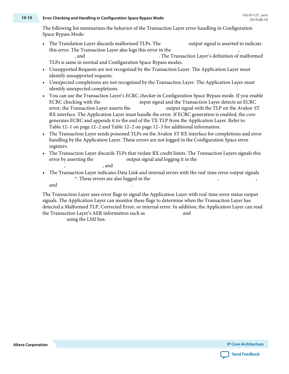 Altera Arria V GZ Avalon-ST User Manual | Page 170 / 286