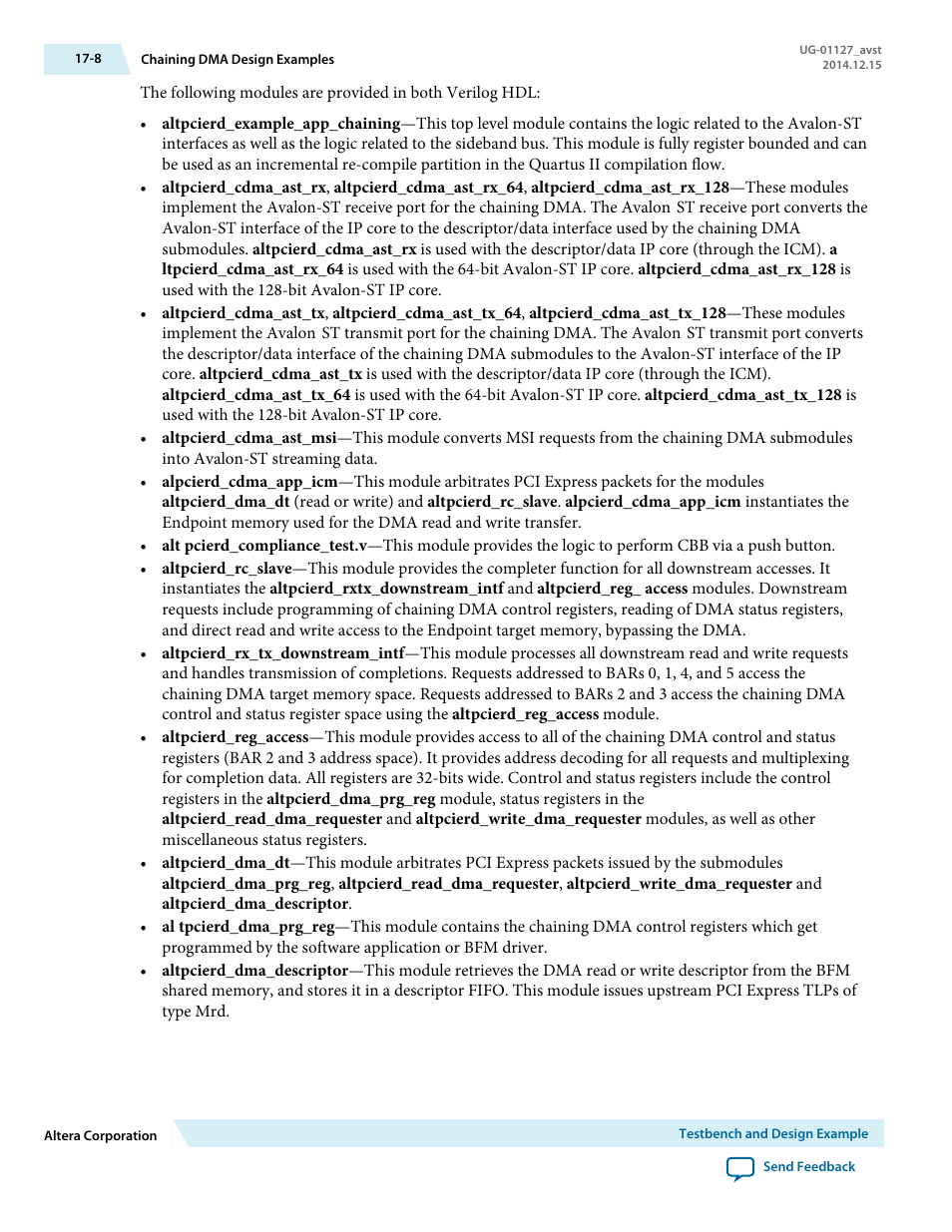 Altera Arria V GZ Avalon-ST User Manual | Page 212 / 286