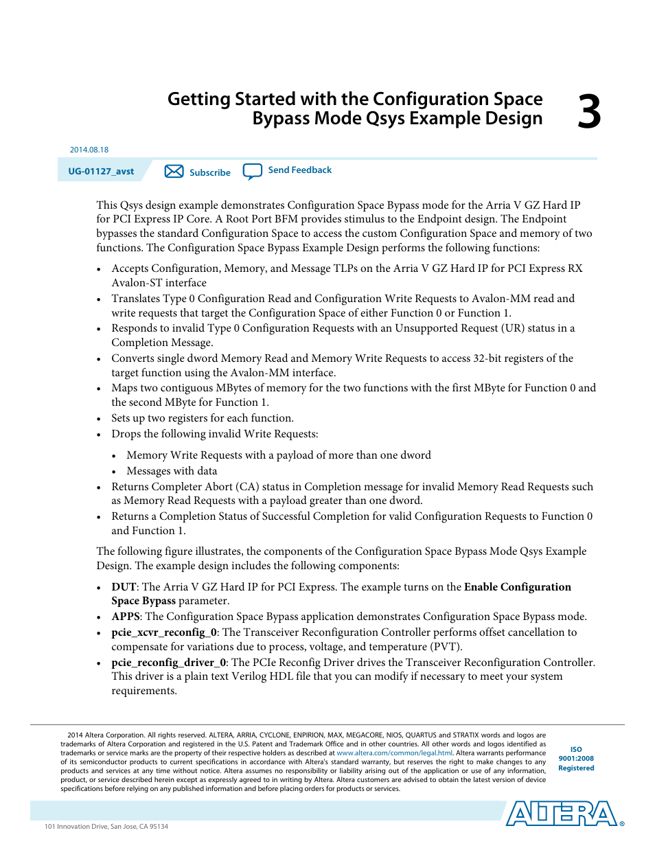 Altera Arria V GZ Avalon-ST User Manual | Page 25 / 286