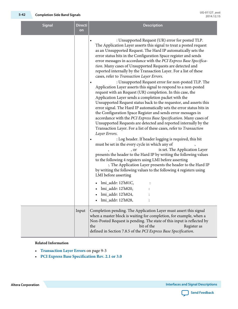 Altera Arria V GZ Avalon-ST User Manual | Page 94 / 286