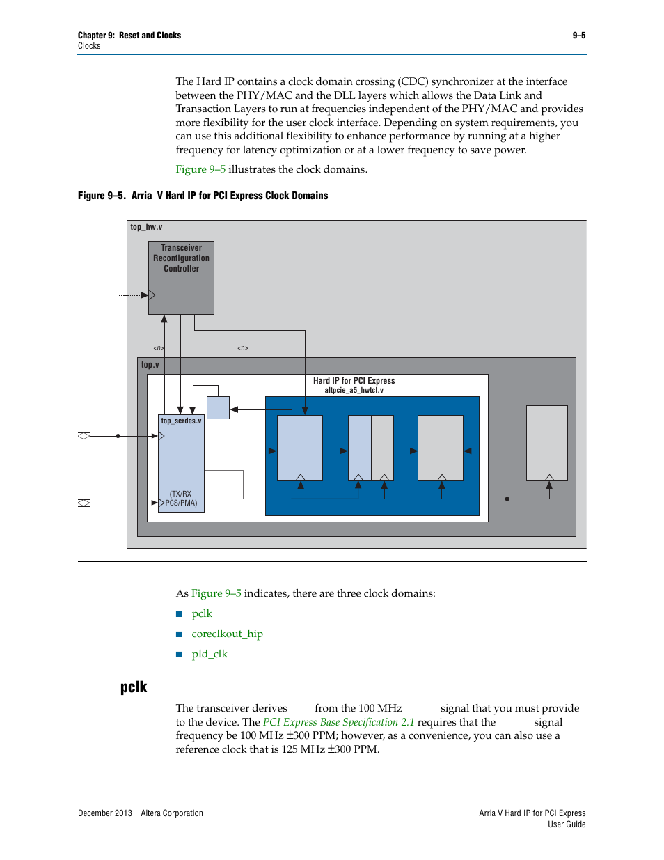 Pclk, Pclk –5, Illus | Altera Arria V Hard IP for PCI Express User Manual | Page 185 / 288