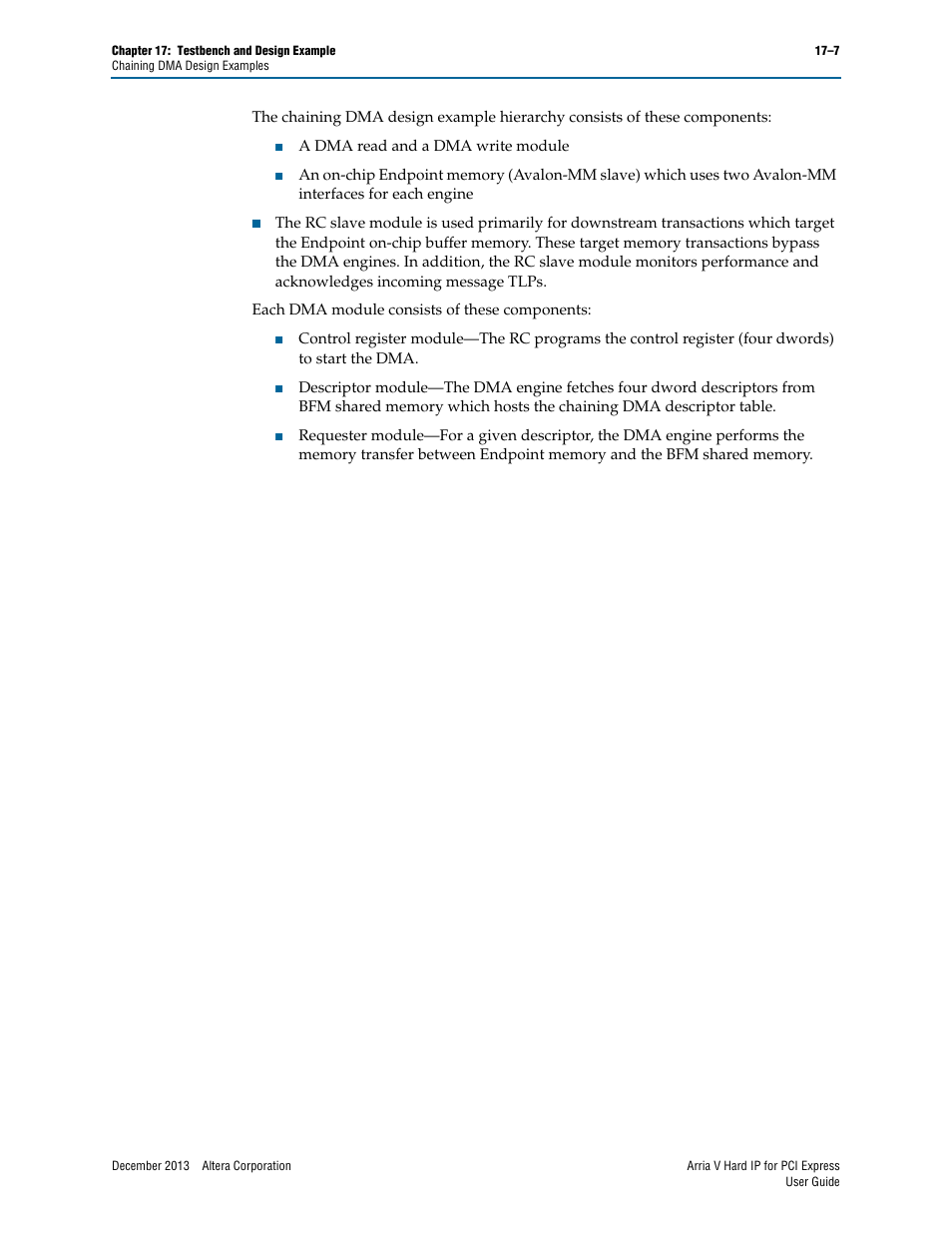 Altera Arria V Hard IP for PCI Express User Manual | Page 229 / 288