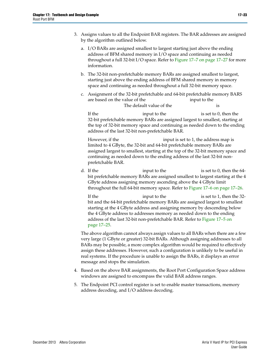 Altera Arria V Hard IP for PCI Express User Manual | Page 245 / 288