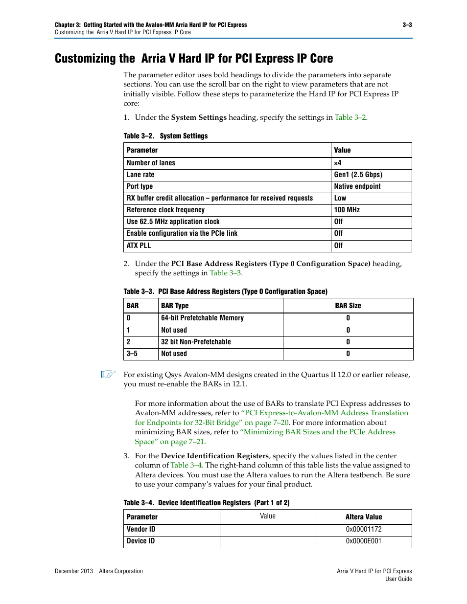Altera Arria V Hard IP for PCI Express User Manual | Page 37 / 288