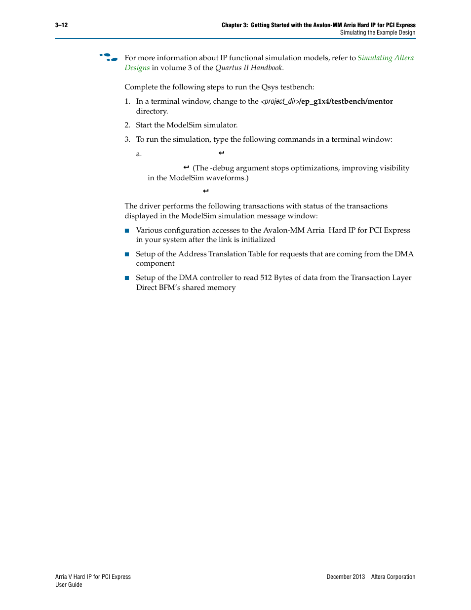 Altera Arria V Hard IP for PCI Express User Manual | Page 46 / 288