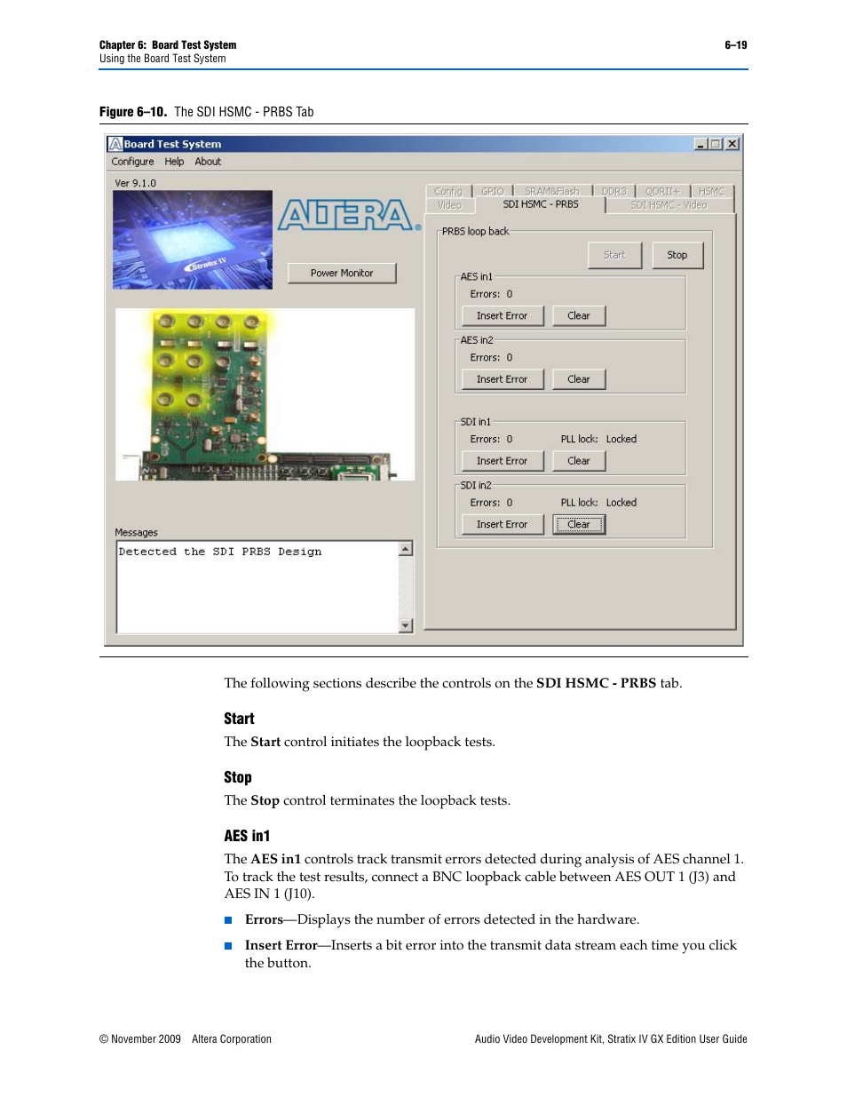 Altera Audio Video Development Kit, Stratix IV GX Edition User Manual | Page 41 / 58