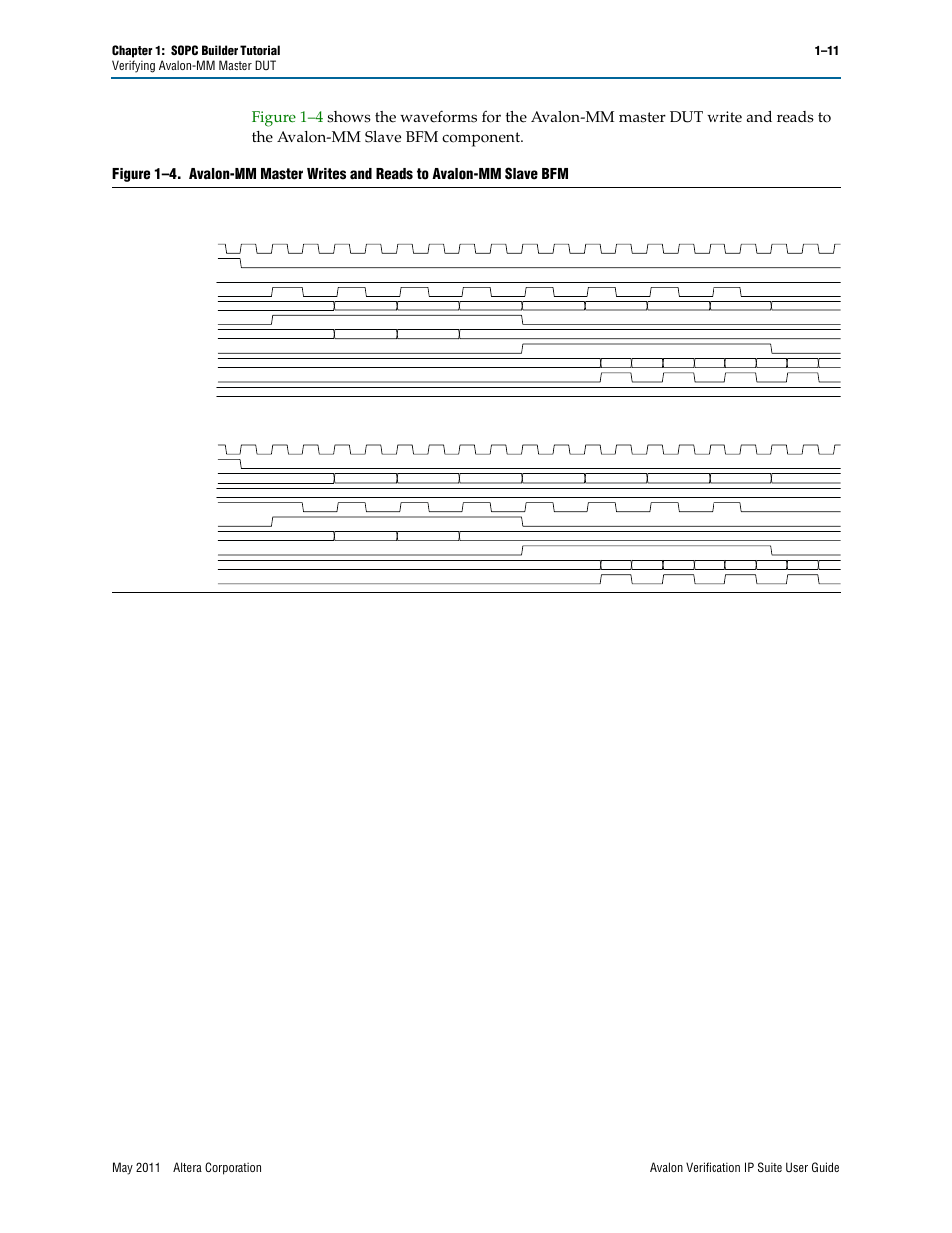 Altera Avalon Verification IP Suite User Manual | Page 167 / 178