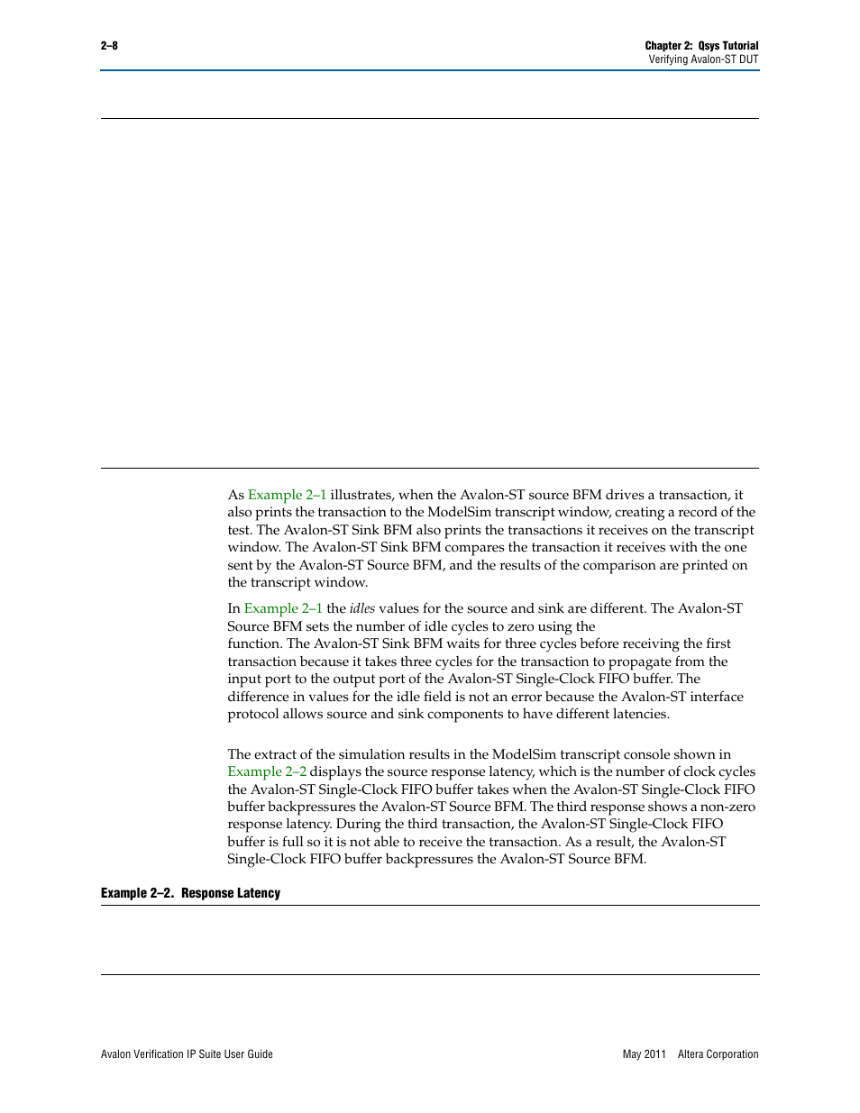 Altera Avalon Verification IP Suite User Manual | Page 175 / 178