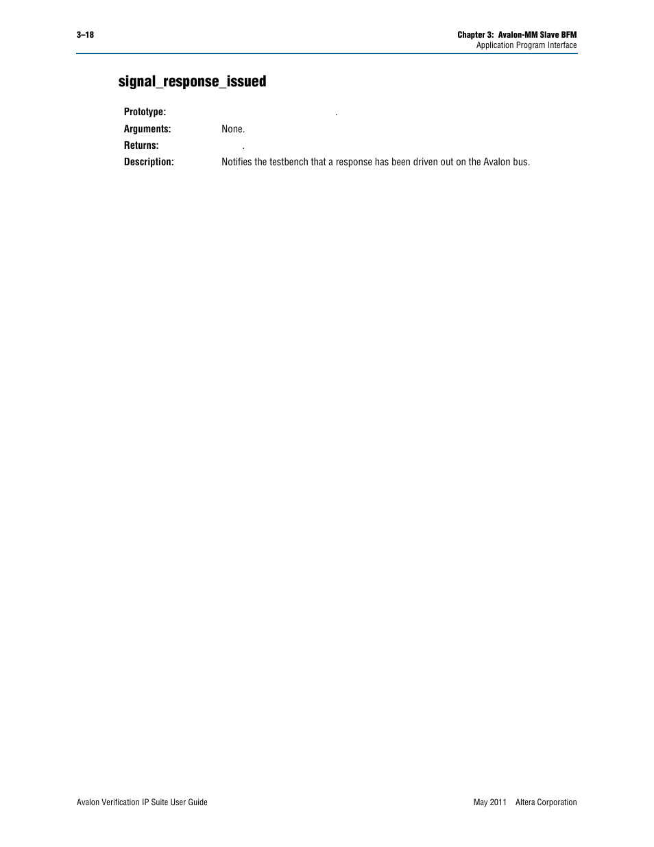 Signal_response_issued, Signal_response_issued –18 | Altera Avalon Verification IP Suite User Manual | Page 61 / 178