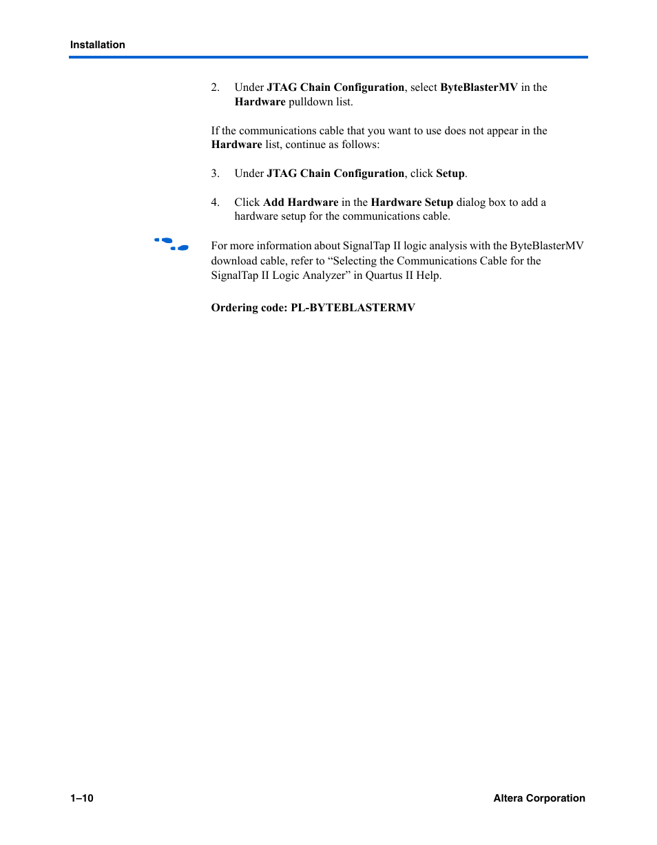 Altera ByteBlasterMV User Manual | Page 18 / 26