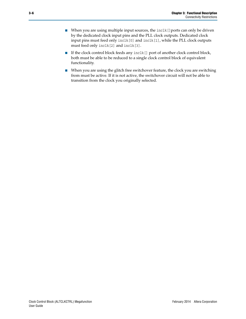 Altera Clock Control Block IP Core User Manual | Page 18 / 26