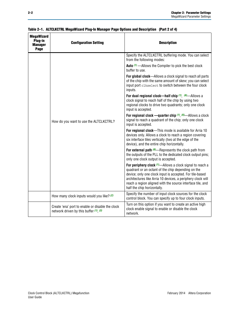 Altera Clock Control Block IP Core User Manual | Page 8 / 26