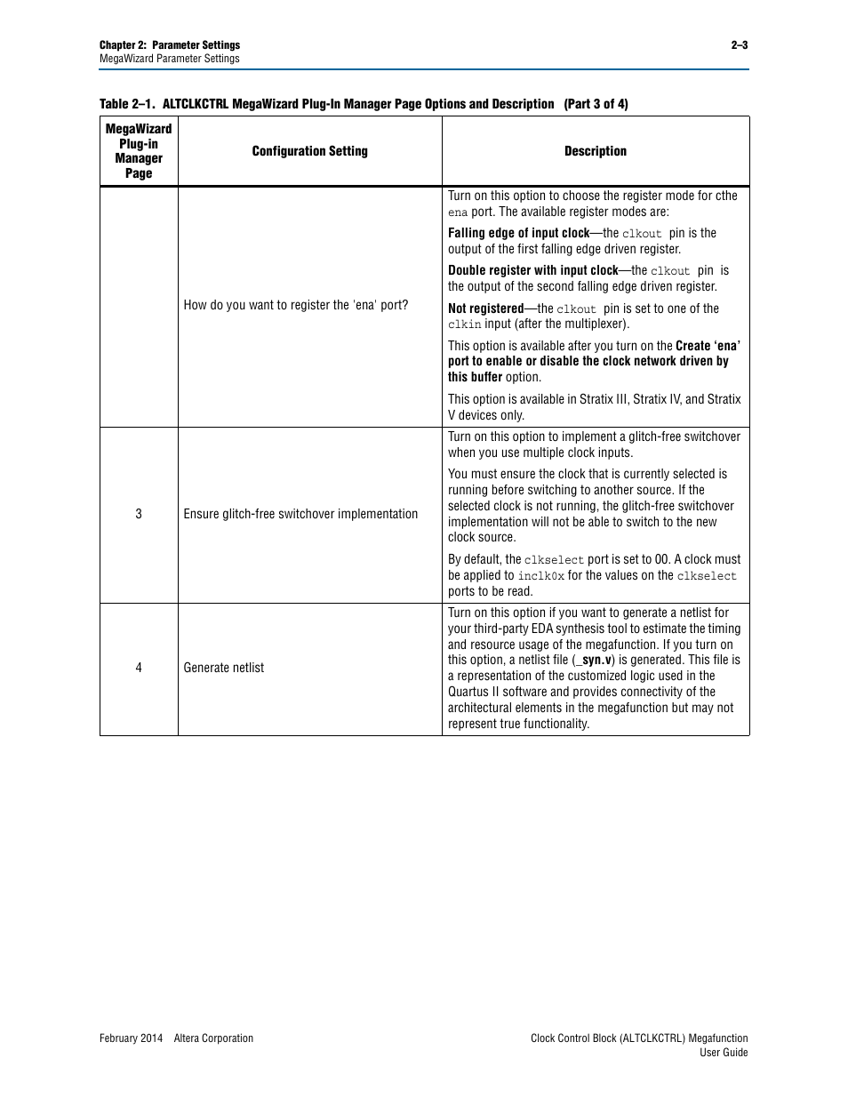 Altera Clock Control Block IP Core User Manual | Page 9 / 26