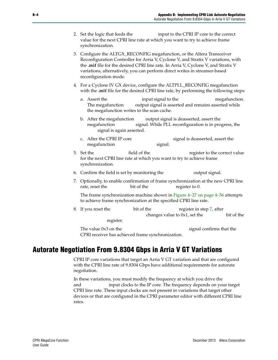 Altera CPRI IP Core User Manual | Page 160 / 220