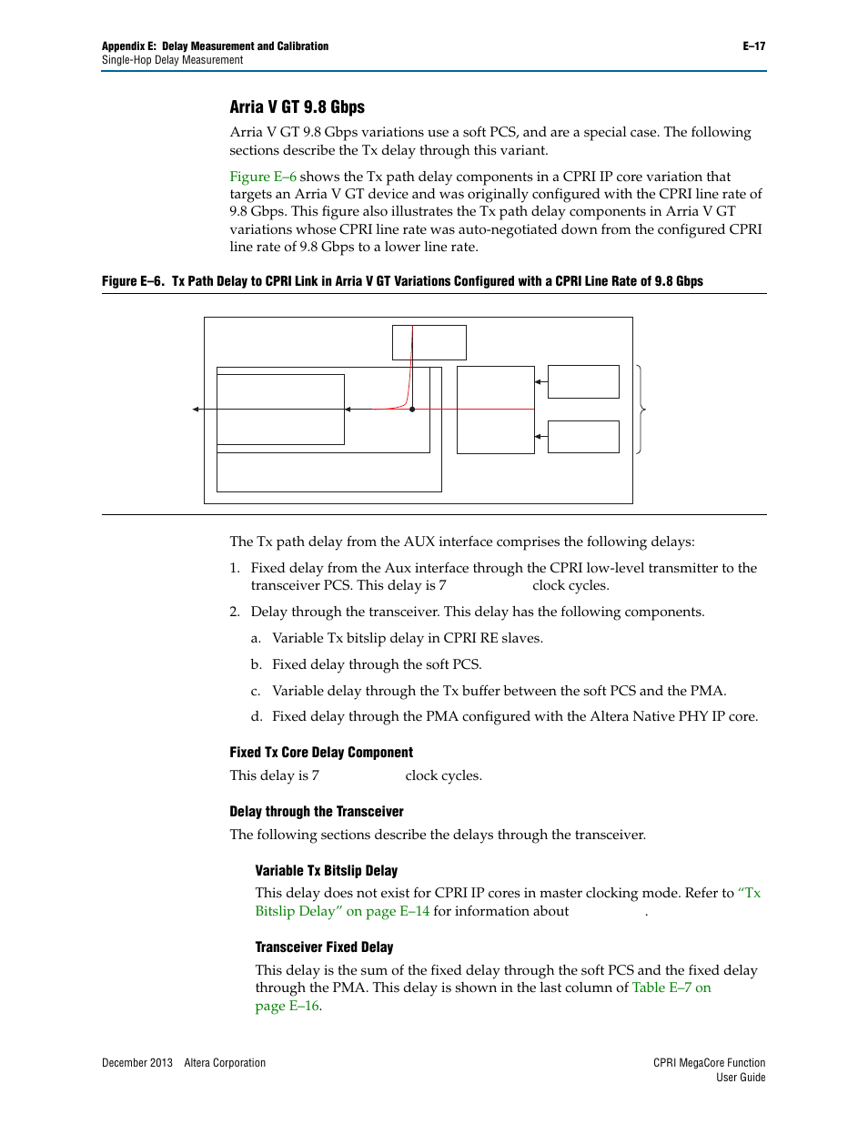 Arria v gt 9.8 gbps | Altera CPRI IP Core User Manual | Page 195 / 220