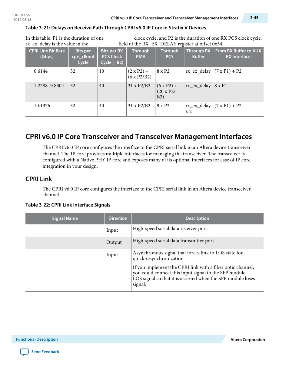 Cpri link, Cpri link -45 | Altera CPRI v6.0 MegaCore Function User Manual | Page 75 / 115