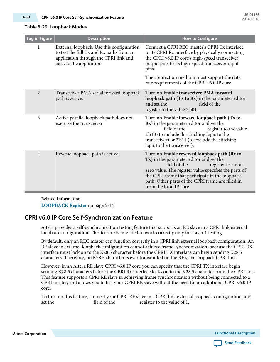 Cpri v6.0 ip core self-synchronization feature, Cpri v6.0 ip core self-synchronization feature -50 | Altera CPRI v6.0 MegaCore Function User Manual | Page 80 / 115