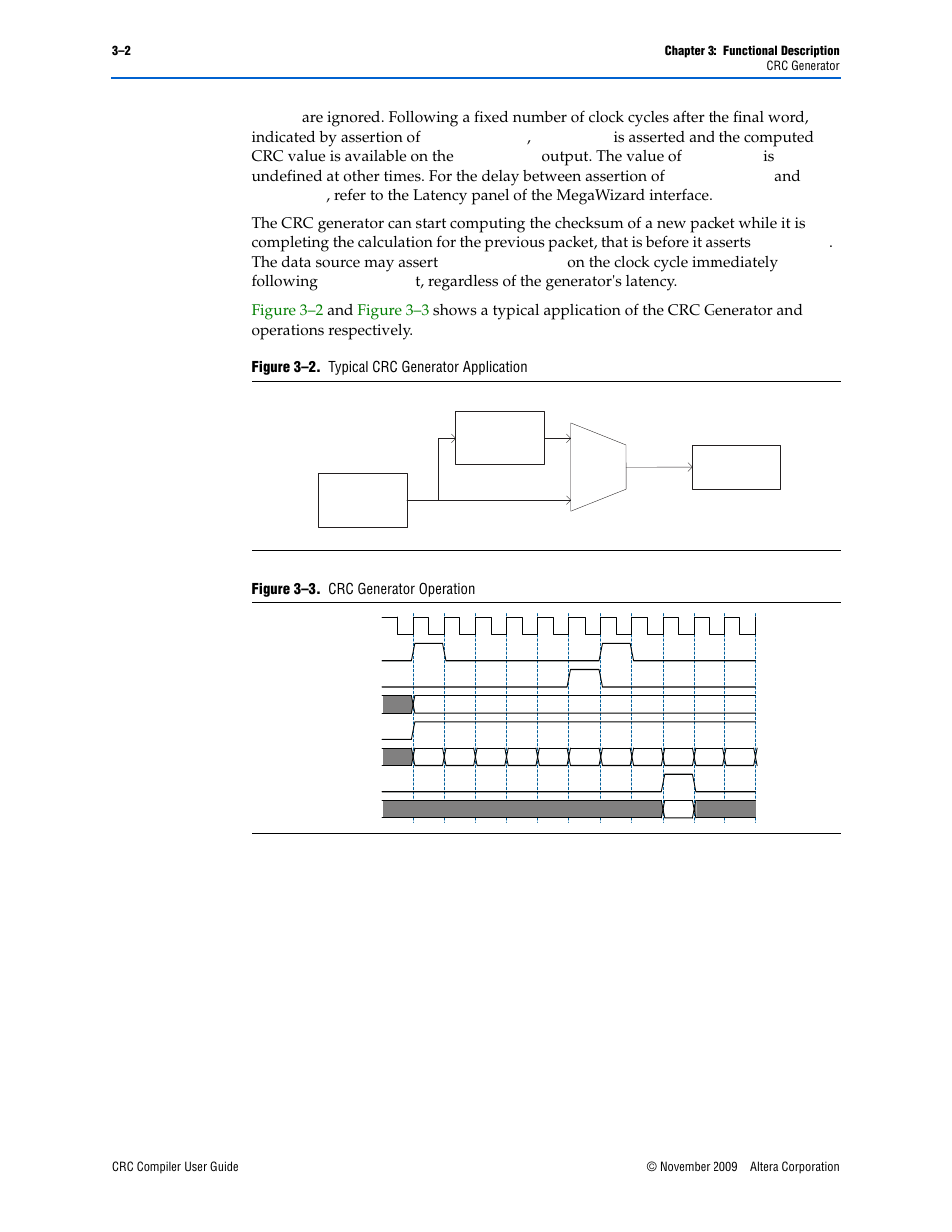 Altera CRC Compiler User Manual | Page 18 / 30