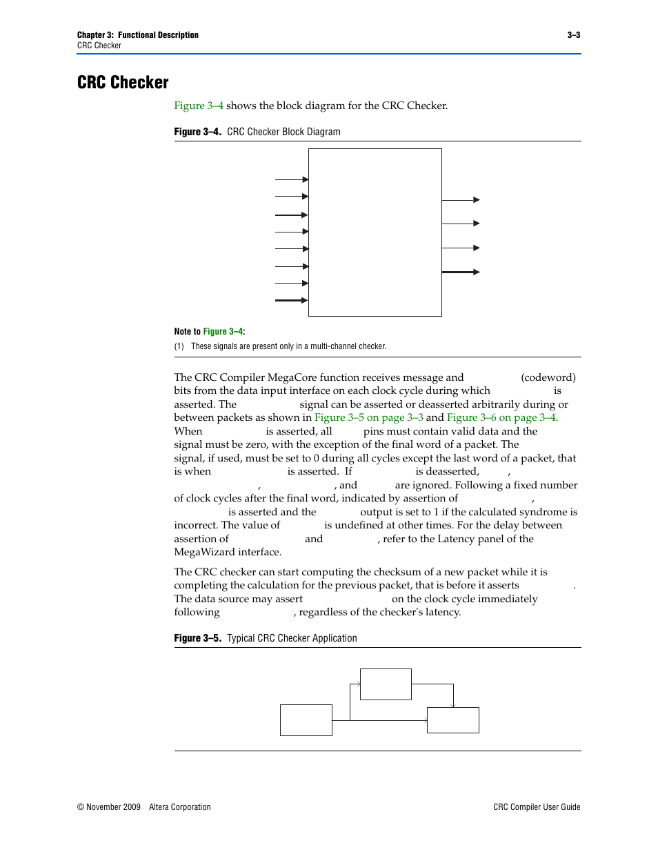 Crc checker, Crc checker –3 | Altera CRC Compiler User Manual | Page 19 / 30