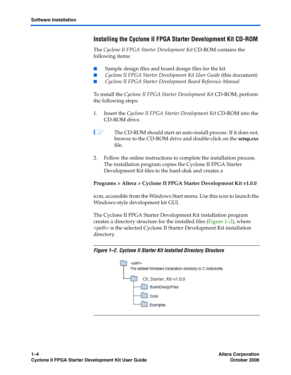 Altera Cyclone II FPGA Starter User Manual | Page 12 / 50