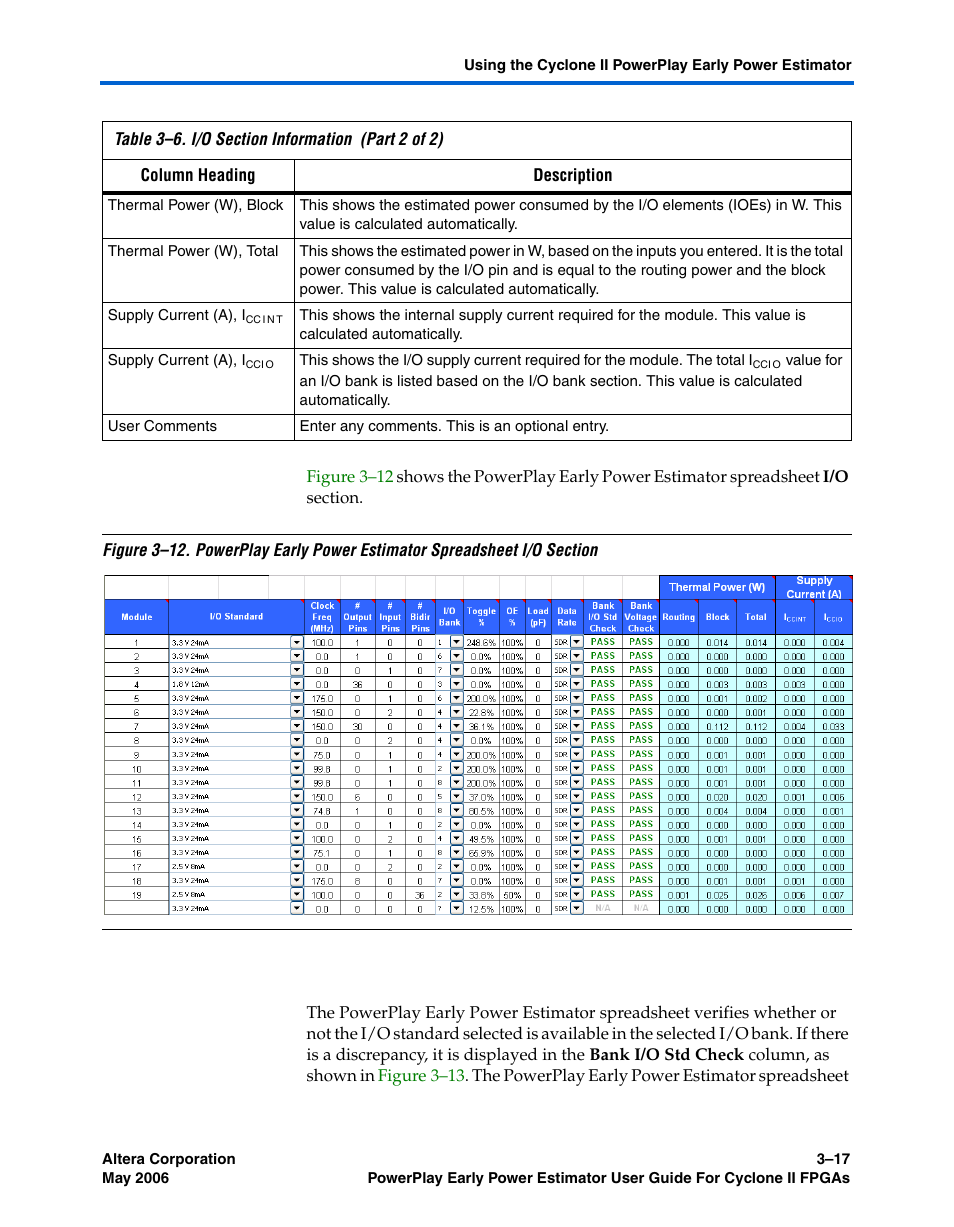 Altera Cyclone II PowerPlay Early Power Estimator User Manual | Page 33 / 48