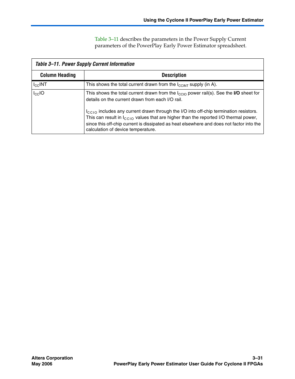 Altera Cyclone II PowerPlay Early Power Estimator User Manual | Page 47 / 48