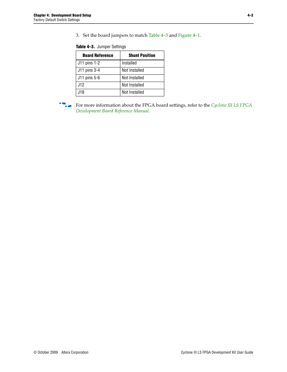 Altera Cyclone III LS FPGA User Manual | Page 15 / 42