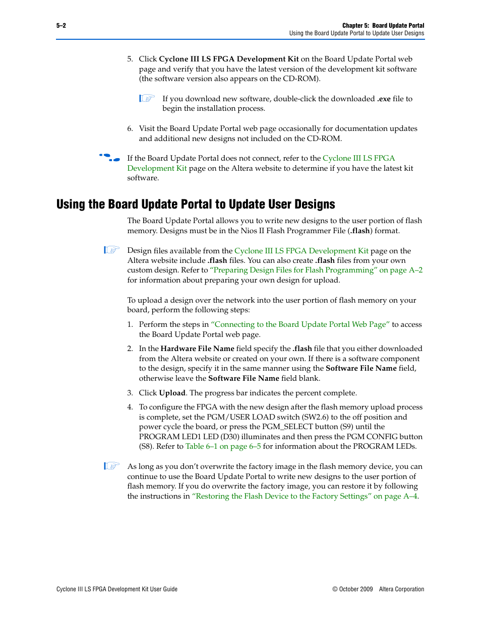 Altera Cyclone III LS FPGA User Manual | Page 18 / 42
