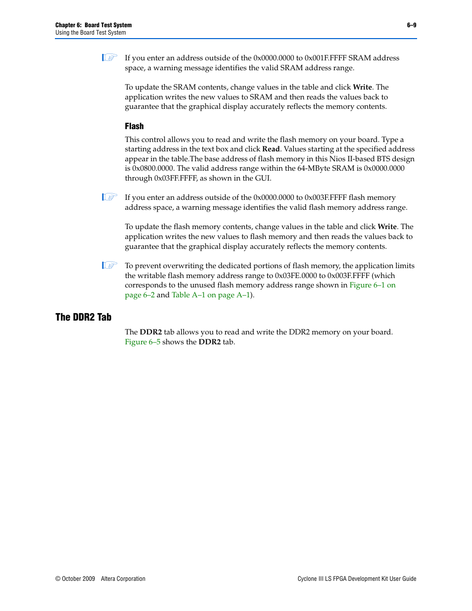 The ddr2 tab | Altera Cyclone III LS FPGA User Manual | Page 27 / 42