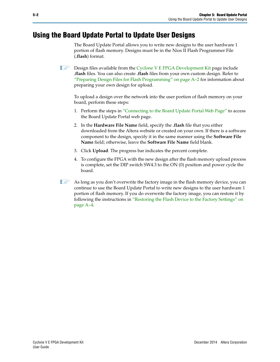Altera Cyclone V E FPGA User Manual | Page 16 / 38