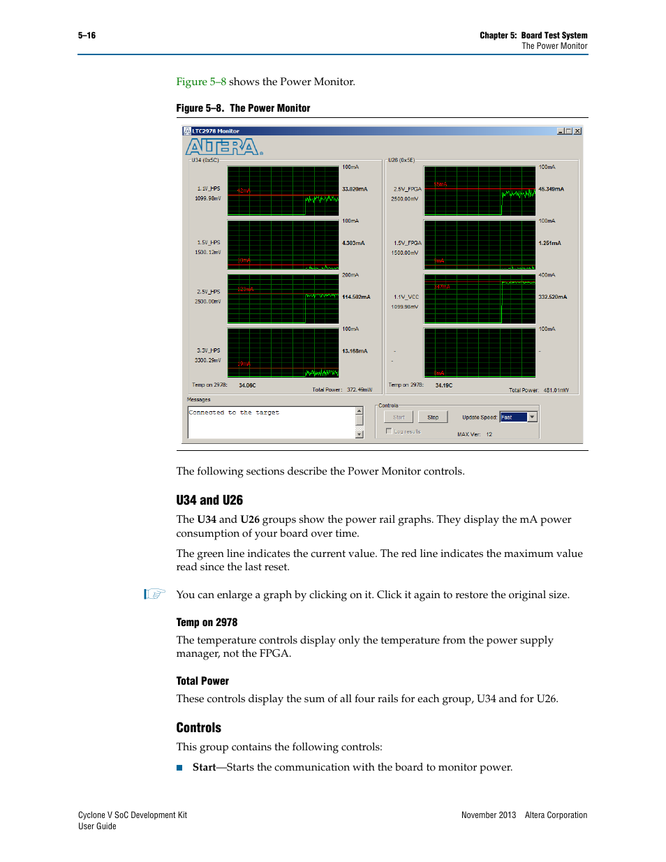 U34 and u26, Controls, U34 and u26 –16 controls –16 | Altera Cyclone V SoC User Manual | Page 34 / 44